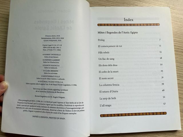 MITES I LLEGENDES DE L'ANTIC EGIPTE. AITANA