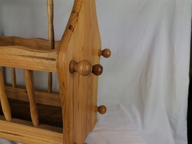 Revistero rústico madera pino