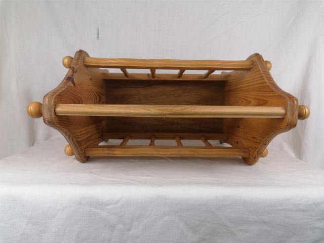 Revistero rústico madera pino