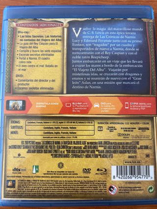 Blu-ray Las Crónicas de Narnia: El Viajero del Alb