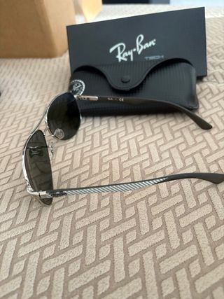 Gafas Ray-Ban Aviador Carbono Plata