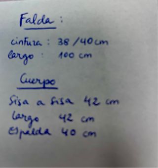 Traje Fallera T38/40