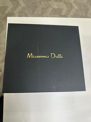 Botín hebilla Massimo Dutti Negro T37