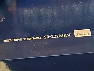 Tocadiscos Sansui SR-222 MKV 