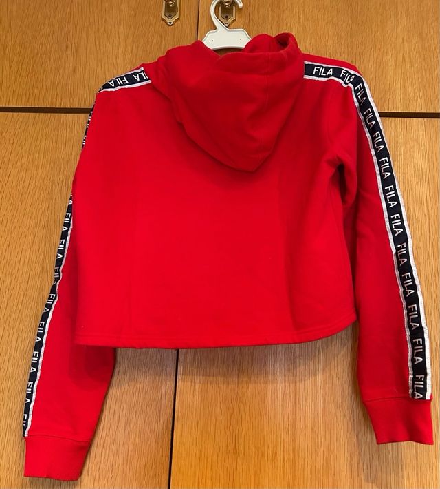 Sudadera Fila Roja Crop Top
