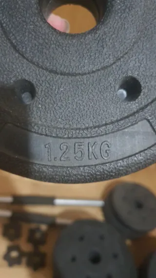 Mancuernas ajustables con discos y cierres