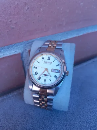 Reloj Citizen Automático Oro y Plata