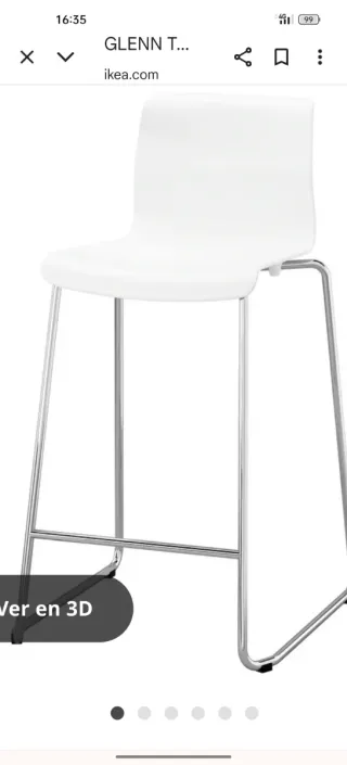 4 Taburetes Altos IKEA