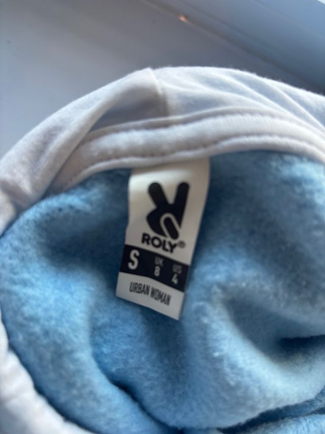 Sudadera Roly Celeste Forrada Talla S