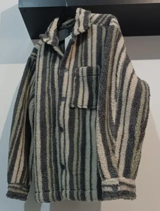 Giacca camicia in montone veste Zara