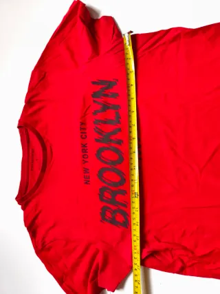 Camiseta roja Brooklyn 1989