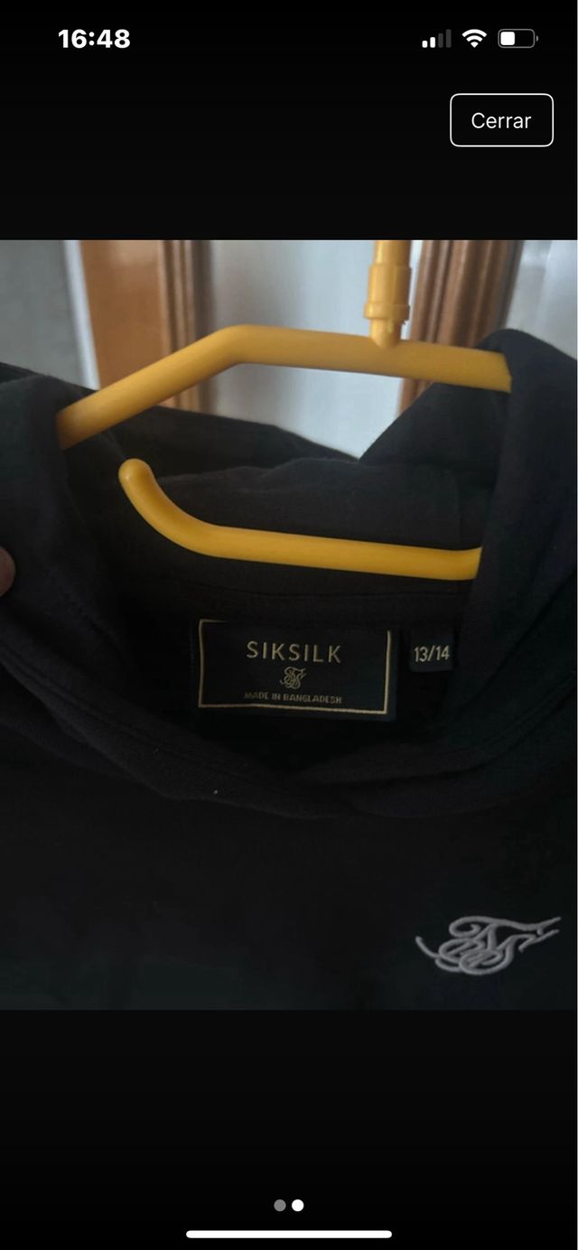 Sudadera niña negra