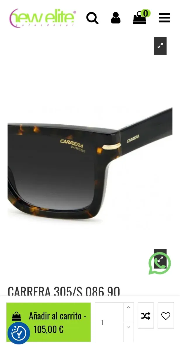 Gafas de sol Carrera unisex marrones
