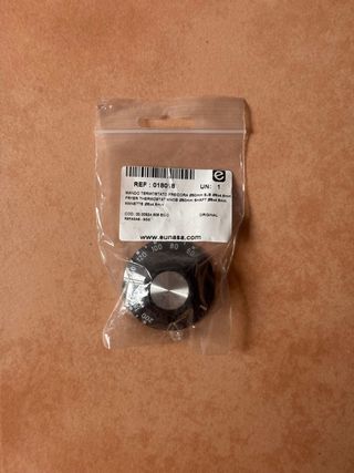 Mando Termostato Freidora 60-200°C Ø50mm EJE:Ø6x4.