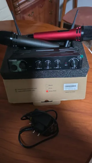 Micrófonos Inalámbricos UHF TONOR Dual