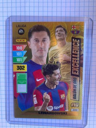 Cromo Lewandowski Balón de Oro Adrenalyn 23/24