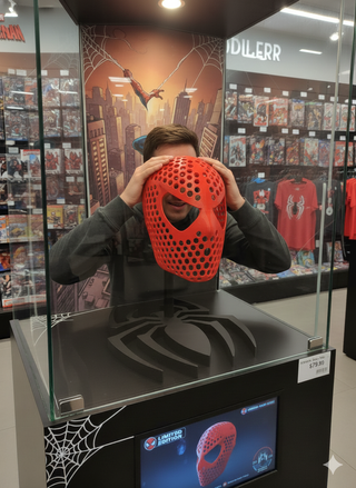 Máscara Spiderman  paraTraje Cosplay