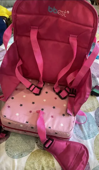 Trona portátil Bbest rosa estrellas