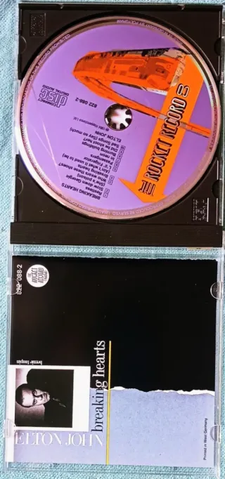 Elton John Breaking Hearts cd