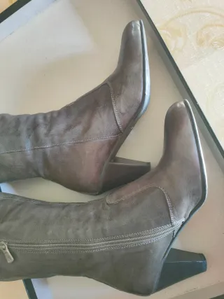 Stivali Nero Giardini grigi donna