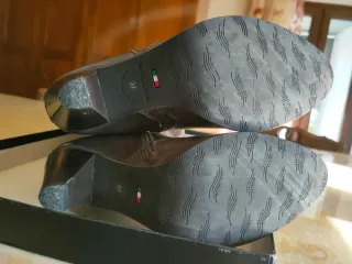 Stivali Nero Giardini grigi donna