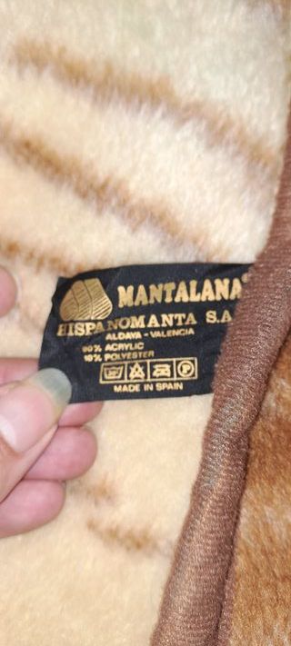Colcha Manta Comercial MantaLana Aldaya Nueva