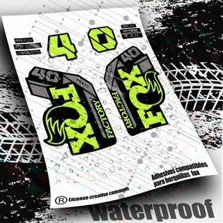 Pegatinas Horquilla Fox 40 Factory wp642