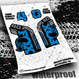 Pegatinas Horquilla Fox 40 Factory wp642