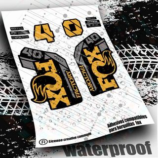 Pegatinas Horquilla Fox 40 Factory wp642