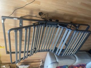 Somier reclinable metálico