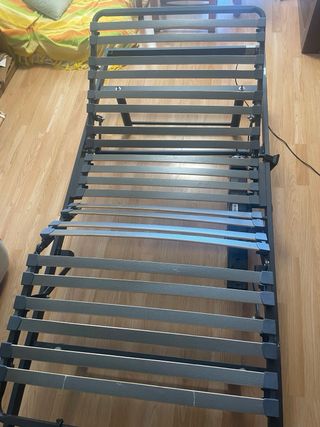 Somier reclinable metálico