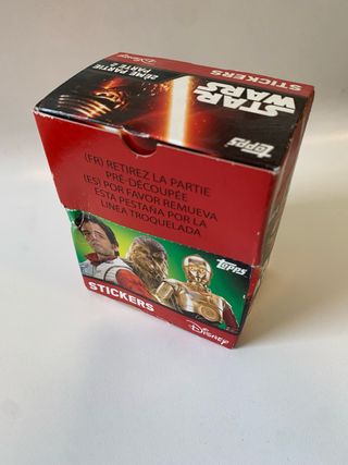Caja Star Wars Topps Stickers 2ª Parte