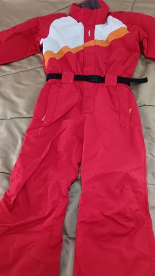 Mono de esquí rojo 12 años