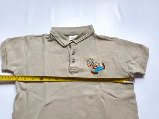 Polo beige con Goofy