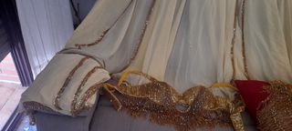 Traje Danza Árabe Dorado y amarillo Nuevo