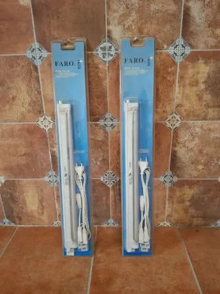2x Faro Mod. Fluo Bajo Consumo