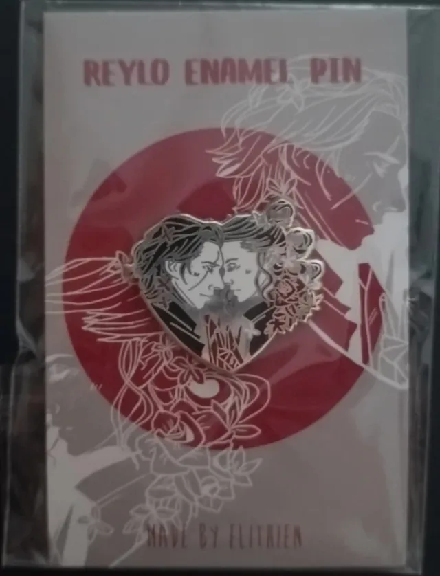 Spilla Star Wars Reylo Enamel Pin Kylo Ren Rey