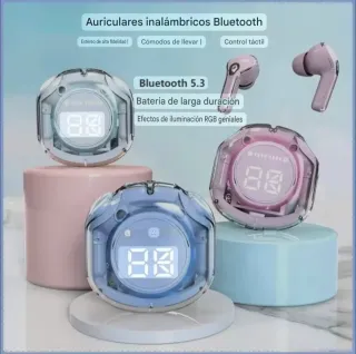 Auriculares Inalámbricos TWS Bluetooth 5.3 (Rosa)