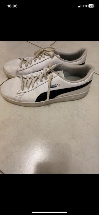 Scarpe Puma bianche e nere