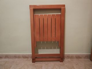 Silla plegable de madera