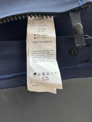 Neopreno O'Neill 5:4 Epic