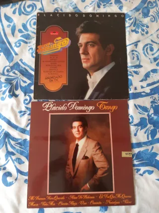 8 Vinilos Plácido Domingo
