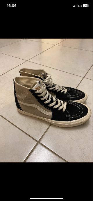Vans Sk8-Hi Beige e Nere