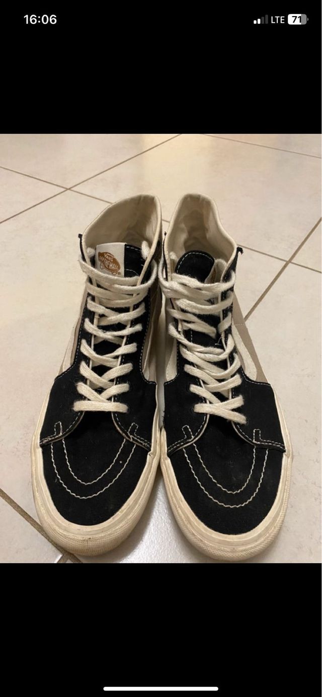 Vans Sk8-Hi Beige e Nere