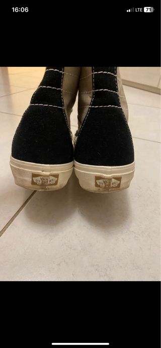 Vans Sk8-Hi Beige e Nere