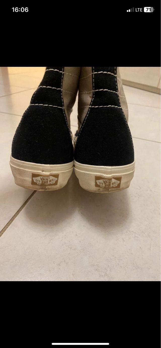 Vans Sk8-Hi Beige e Nere