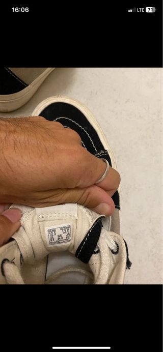 Vans Sk8-Hi Beige e Nere