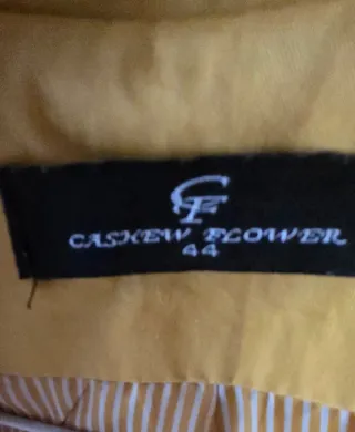 Cazadora Larga GERRY WEBER Amarilla Talla M-L