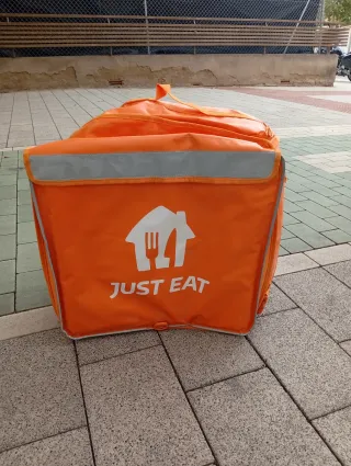 Mochila de reparto naranja nueva