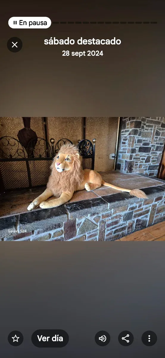 Peluche León Decorativo